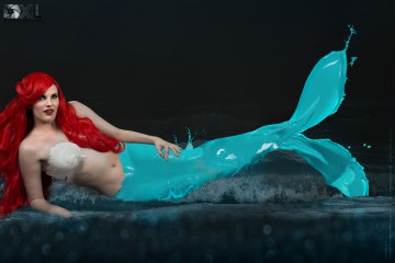 www.XLphoto.nl Mermaid-blue-milk-tail